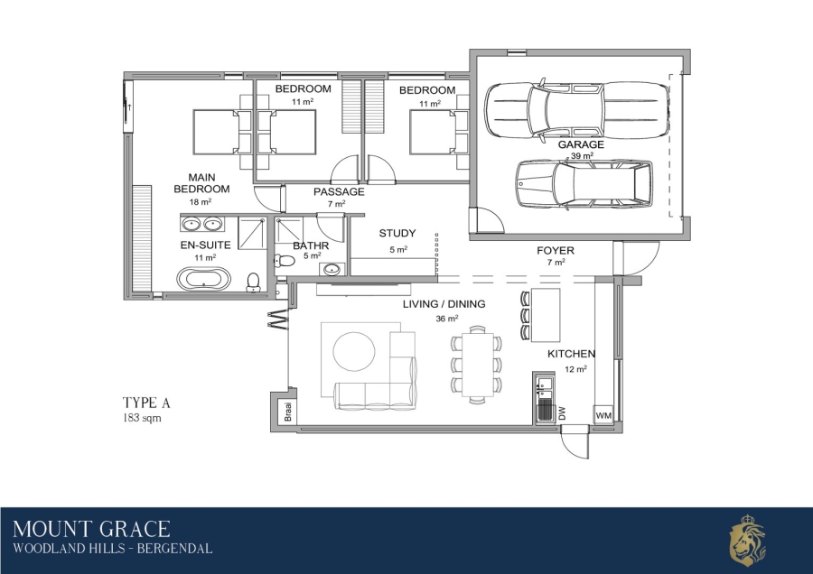 3 Bedroom Property for Sale in Woodland Hills Bergendal Free State